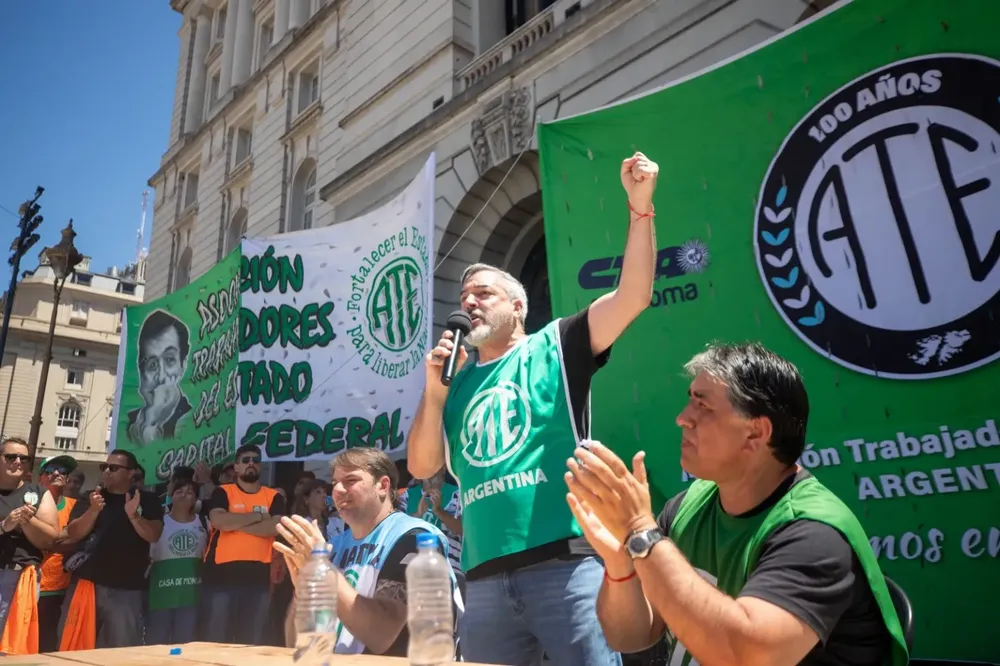 Asociación de Trabajadores del Estado (ATE) Rodolfo Aguiar Despidos Rodolfo Aguiar