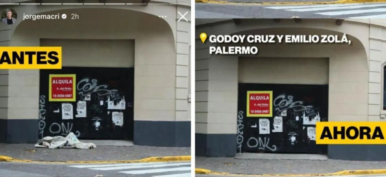 Jorge Macri compartió esta imagen en Instagram