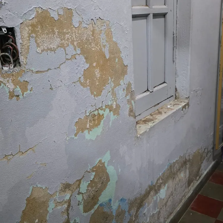 Estado de la salita médica de Pradere en Patagones