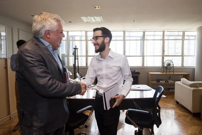 El intendente Santillán se reunió con el ministro Simone