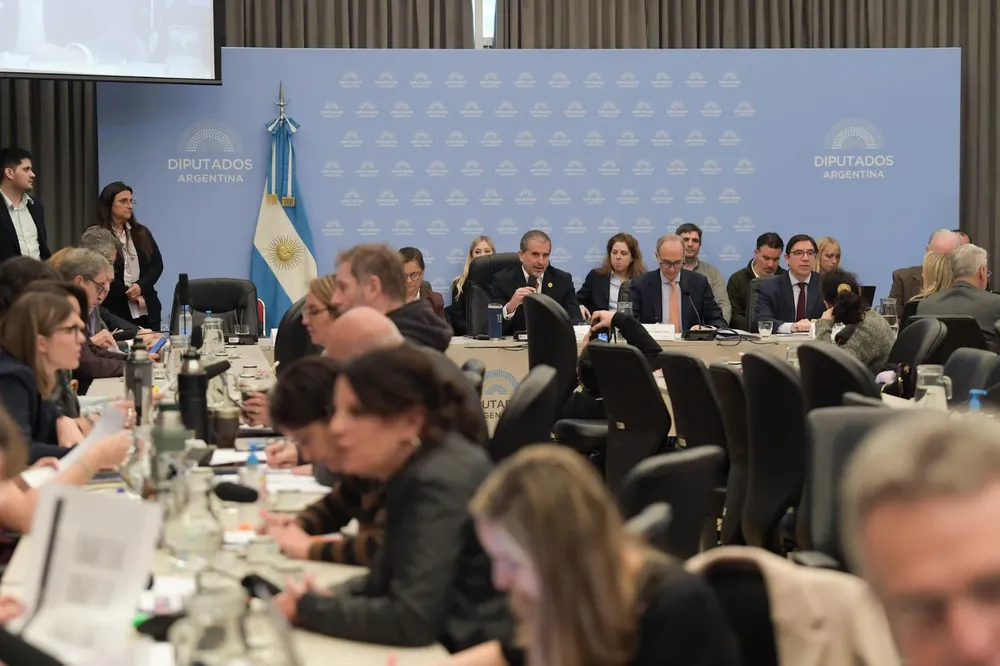 Reunión de la Comisión de Presupuesto y Hacienda de Diputados.