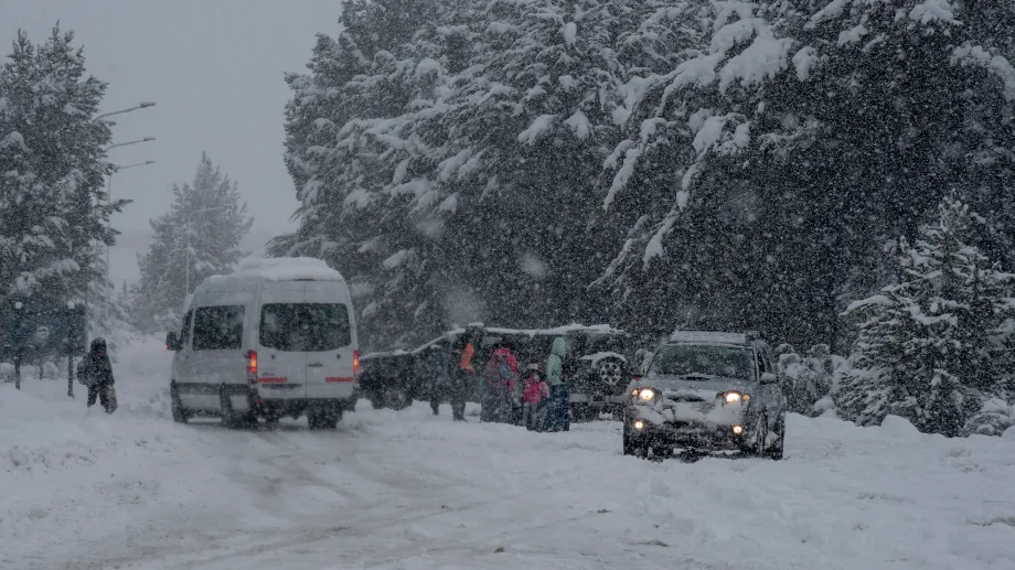 Nevadas en el sur