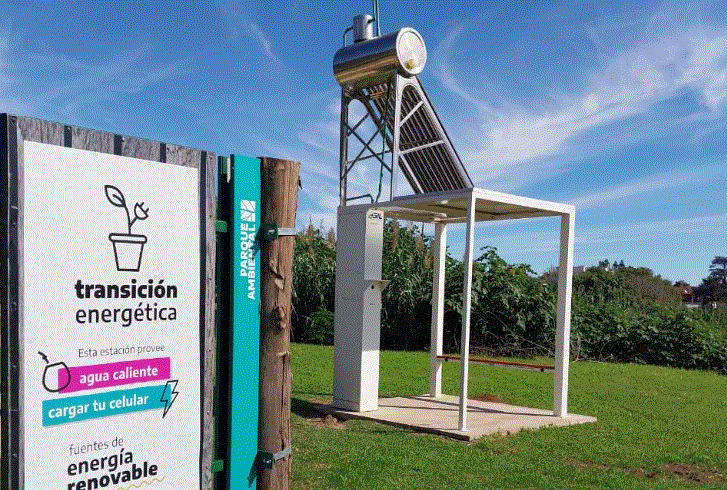 San Pedro repara estaciones solares.