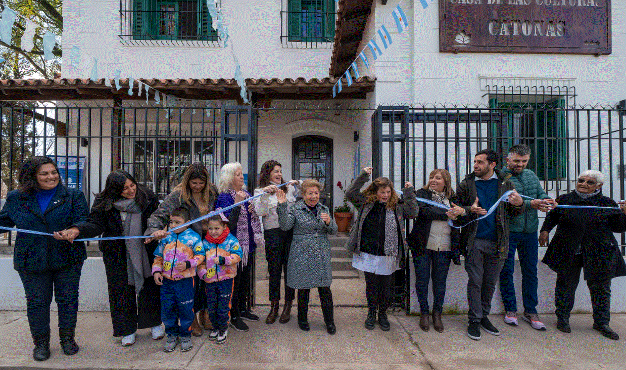Mariel Fernández inauguró la Casa de las Culturas del barrio Las Catonas