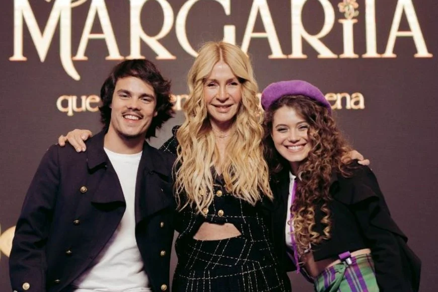 Cris Morena junto a Margarita