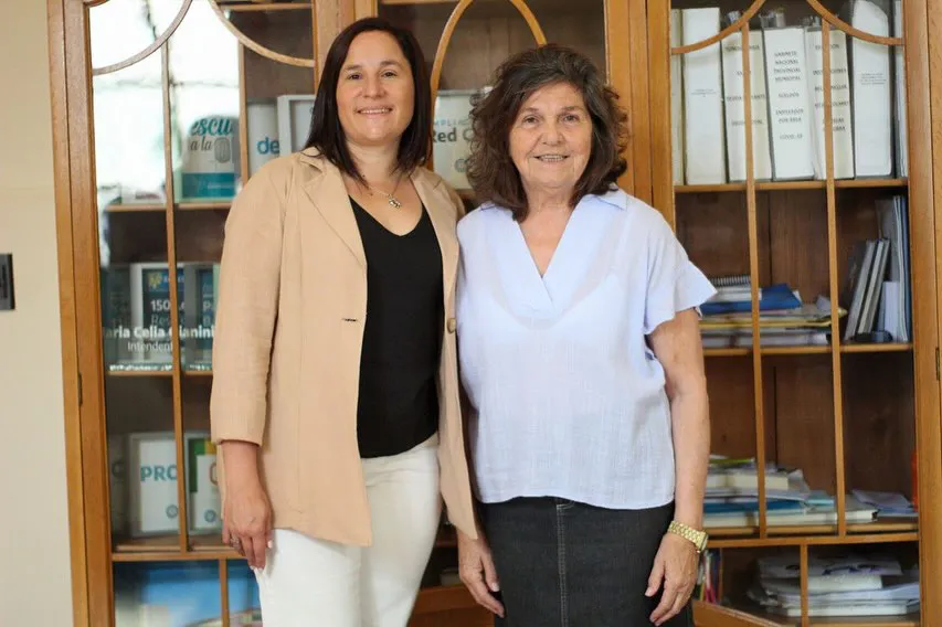 Gianini junto a Hoffmann.