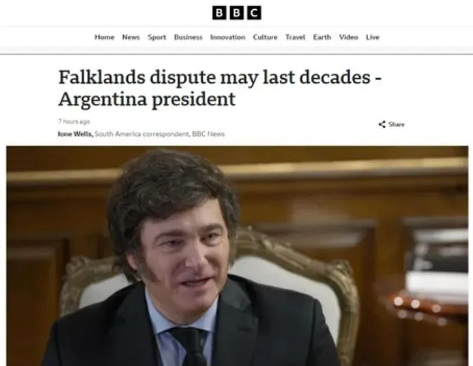 El Presidente habló con un medio inglés 20240506