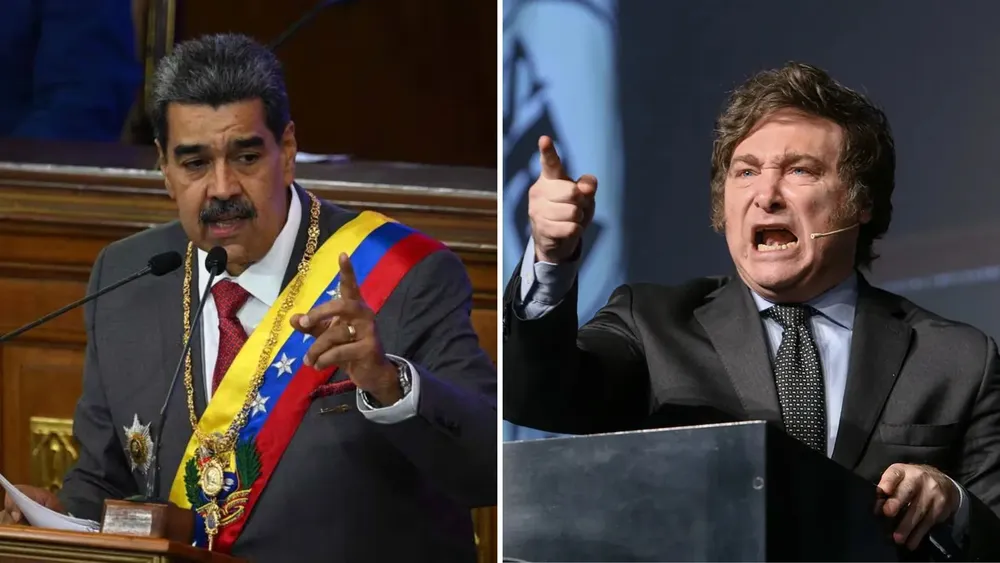 Maduro cargó contra Milei por Malvinas