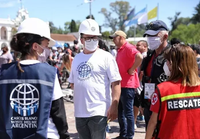 Cafiero encabeza el lanzamiento de la Agencia de Cascos Blancos en el Centro Cultural Kirchner