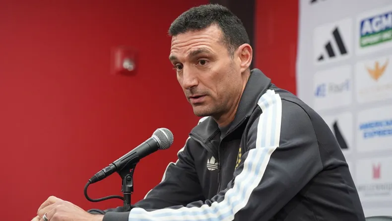 Lionel Scaloni, DT de la Selección argentina.